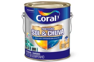 Tinta Proteção Sol e Chuva Impermeabilizante Branca 3,6 Litros