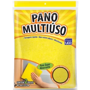 Plastleo Pano Multiuso Amarelo