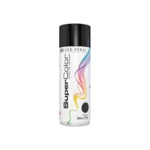 Tinta Spray Uso Geral Tekbond Preto Brilho 350ml