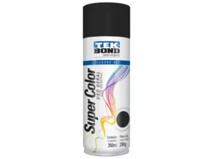 Tinta Spray Uso Geral Tekbond Preto Fosco 350ml