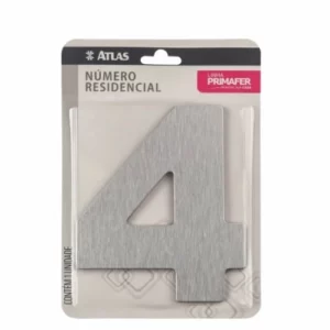 Atlas Numero Adesivo 4 Acm Esc Pr3001/4