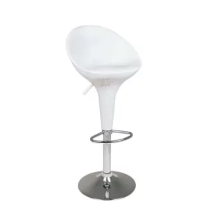 Banqueta Mor Lotus C/ Encosto Branca