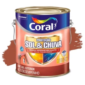 Coral Resina Imp.prot. Sol e Chuva 3,6l Ceramic Onix