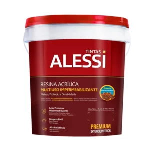 Alessi Resina Acrilica Multiuso Branco 18l Base Agua