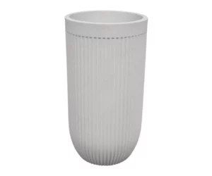 Vaso Cilindrico Atenas 44 Off White Japi