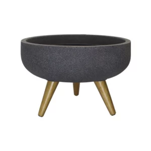 Bacia Redonda Decore 45cm Grafite Japi