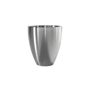 Vaso Cerâmico Frankfurt Prata Compatível com Pote Nº 10