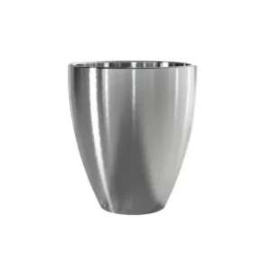Vaso Cerâmico Frankfurt Prata Compatível com Pote Nº 14