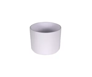 Vaso Cerâmico Hanover Branco 13cm Japi