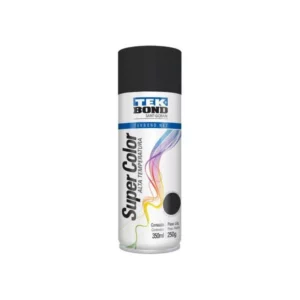 Tinta Spray Alta Temp. Tekbond Preto Fosco 350ml