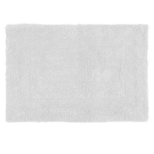 Uzoo Tapete de Algodao Branco 60x40 Cm
