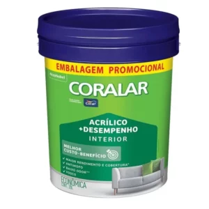 Coral Coralar Acrilico Fosco 20lts Branco