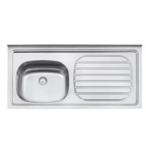 Pia Inox Standard 120x55 Tramontina Cuba  Esquerda