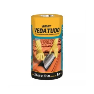 Fita Asfaltica Vedatudo  30cm Rolo C/10ml Vedacit