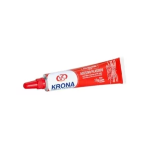 Adesivo Cola Pvc 48x17g, Krona 407077, Branco